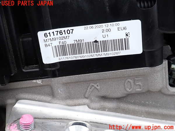 2UPJ-9235322010]BMW 118d(7M20)(F40)エンジン B47C20B  中古_4