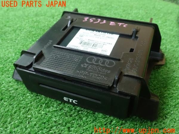 3UPJ=9235330503]アウディ Q3 2.0TFSIクワトロ211PS(8UCPSF)前期 純正 99414-00008 ETC車載器 中古_2