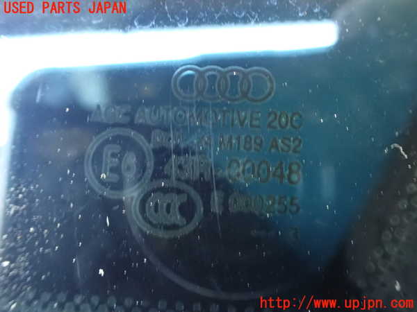 2UPJ-9235331380]アウディ・Q3(8UCPSF)右クォーターガラス (43R-00048) 中古_2