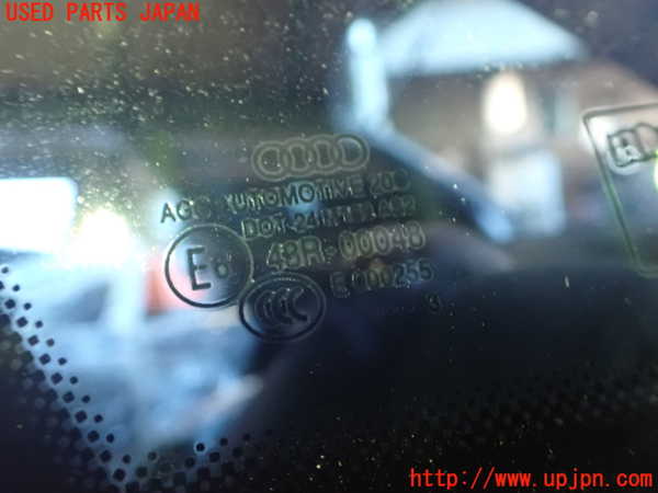 2UPJ-9235331382]アウディ・Q3(8UCPSF)左クォーターガラス (43R-00048) 中古_2