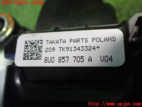 2UPJ-9235337075]アウディ・Q3(8UCPSF)助手席シートベルト 中古_2