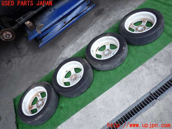 2UPJ-9235349025]スターレット(EP91)社外 タイヤ　ホイール　4本セット 175/65R15 中古_3