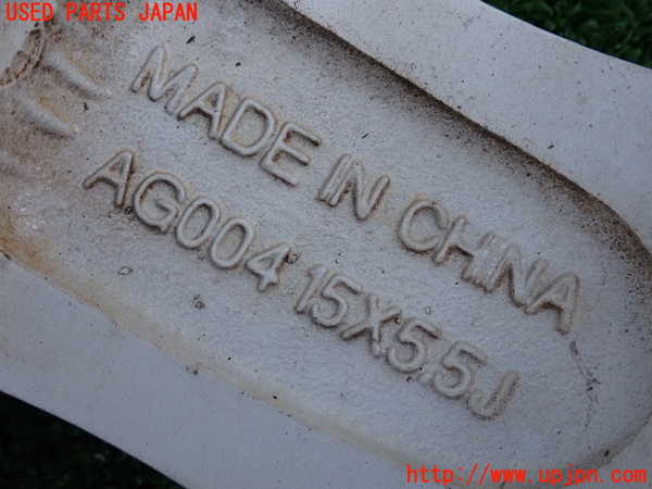 2UPJ-9235349025]スターレット(EP91)社外 タイヤ　ホイール　4本セット 175/65R15 中古_4