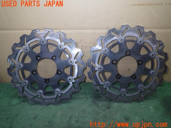 3UPJ=9235360414]カワサキ ニンジャ ZX-10R(ZXT00D)ARASHI アラシ DBS034W フロントディスクローターセット 中古_2