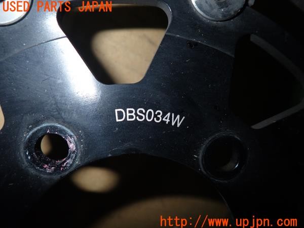 3UPJ=9235360414]カワサキ ニンジャ ZX-10R(ZXT00D)ARASHI アラシ DBS034W フロントディスクローターセット 中古_4