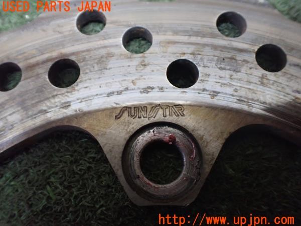 3UPJ=9235360418]カワサキ ニンジャ ZX-10R(ZXT00D)SUNSTAR サンスター リアディスクローター 中古_4