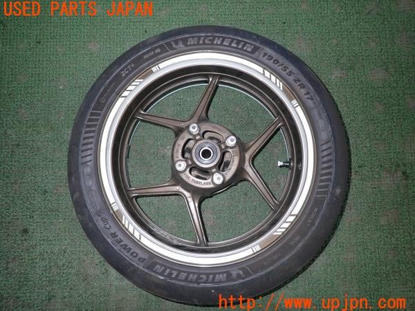3UPJ=9235360905]カワサキ ニンジャ ZX-10R(ZXT00D)純正 ENKEI R-0012 リアホイール J17M/C×MT6.00 中古_2