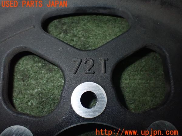 3UPJ=9235370429]Buell(ビューエル)FIREBOLT XB9R(2003年)純正 ドリブンスプロケット 72T ベルトスプロケット 中古_5