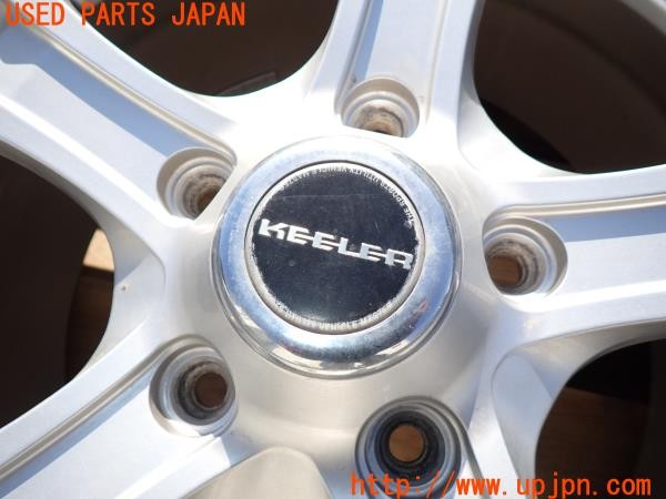 3UPJ=9235380963]ランドクルーザー100(HDJ101K)前期 Weds ウェッズ KEELER FORCE ホイール 18×8J +52 PCD150 5穴 3本 中古_4