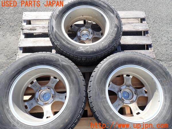 3UPJ=9235380963]ランドクルーザー100(HDJ101K)前期 Weds ウェッズ KEELER FORCE ホイール 18×8J +52 PCD150 5穴 3本 中古_5