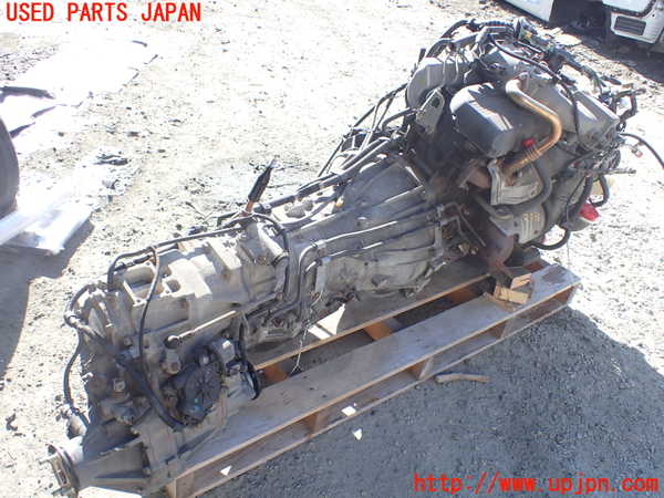 1UPJ-9235382003]ランクル100系(HDJ101K)エンジンミッションセット(補器類・ECU付) 1HD-FTE　AT 中古_4
