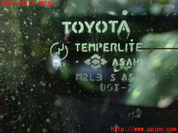 1UPJ-9235391380]アルファードG(ANH15W)右クォーターガラス 中古(M2L3)_2