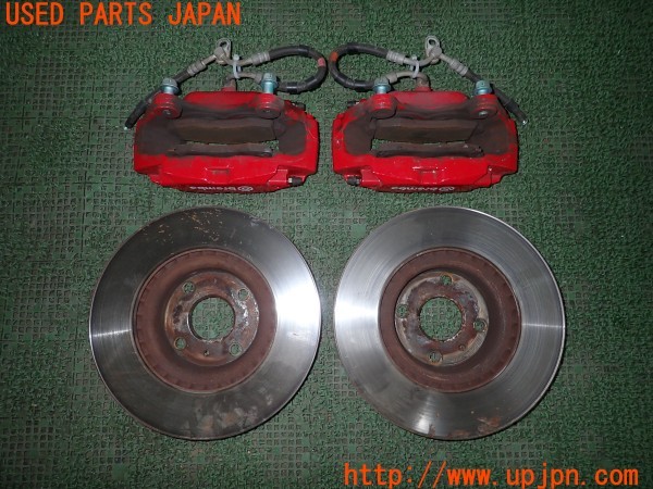 3UPJ=9235410302]アバルト 124スパイダー(NF2EK)brembo ブレンボ フロントキャリパーローターセット 中古_2