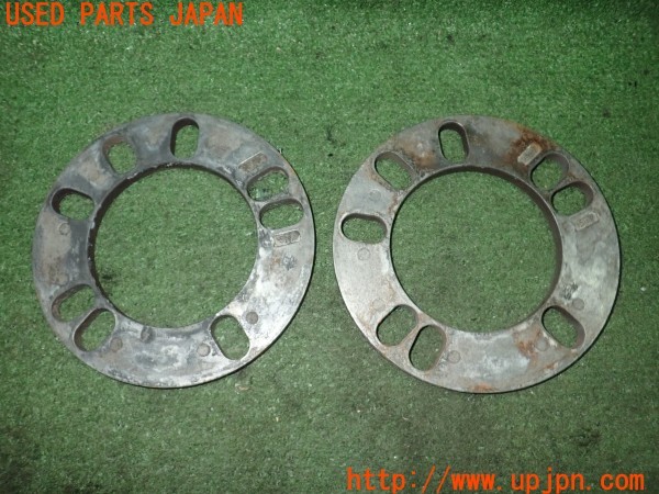 3UPJ=9235410969]アバルト 124スパイダー(NF2EK)社外 ホイールスペーサー 厚さ8mm PCD100 4穴/5穴 ハブ径約80mm 外径135mm 中古_4