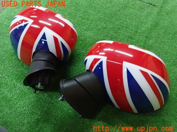 3UPJ=9235420036]BMW ミニ(MINI)クーパーD(XV15MW F55)後期 純正 C0174112 ドアミラー ユニオンジャック カバー付き 中古_2