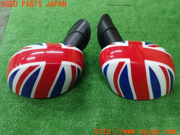 3UPJ=9235420036]BMW ミニ(MINI)クーパーD(XV15MW F55)後期 純正 C0174112 ドアミラー ユニオンジャック カバー付き 中古_3