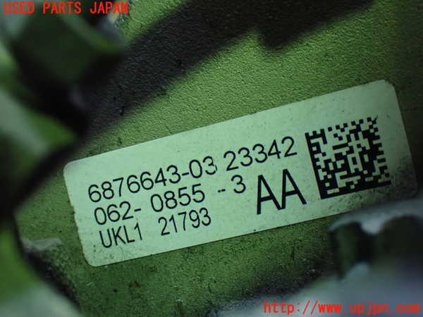 1UPJ-9235424295]BMW ミニ(MINI)クーパーD(XV15MW)(F55)左フロントナックルハブ 中古_4