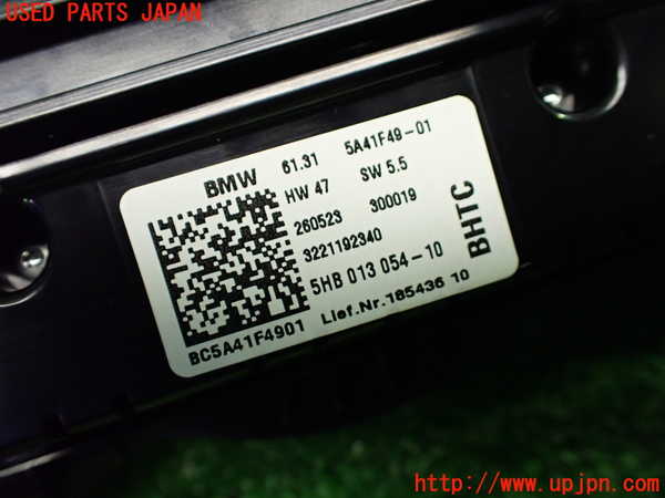 1UPJ-9235426066]BMW ミニ(MINI)クーパーD(XV15MW)(F55)エアコンスイッチ1 中古_3
