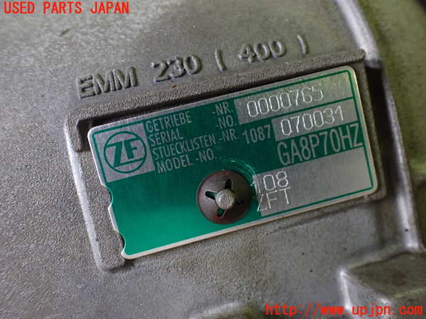 1UPJ-9235433010]BMW アクティブハイブリッド5(AH5) F10(FZ35)ミッション AT N55B30A-M230 中古_3