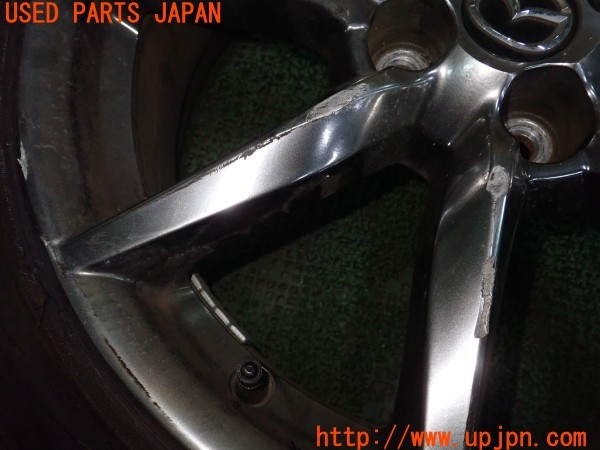 3UPJ=9235460918]ロードスター RF VS(NDERC)前期 純正 タイヤホイール 17×7J +45 PCD100 4穴 4本 中古_2