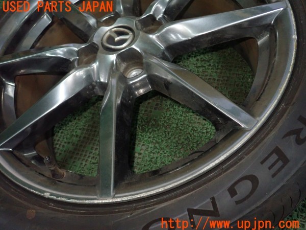 3UPJ=9235460918]ロードスター RF VS(NDERC)前期 純正 タイヤホイール 17×7J +45 PCD100 4穴 4本 中古_4