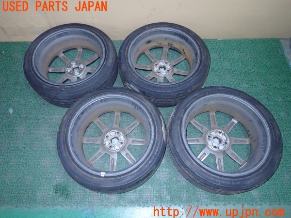 3UPJ=9235460918]ロードスター RF VS(NDERC)前期 純正 タイヤホイール 17×7J +45 PCD100 4穴 4本 中古_5