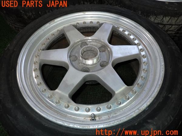 3UPJ=9235470918]GTO(Z16A)前期 SUPERSTAR CHEVLON RACING シェブロンレーシング ホイール 17×8J +35 PCD114.3 5穴 4本 中古_4
