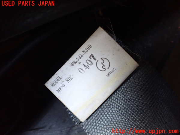 1UPJ-9235477155]GTO(Z16A)右2列目シートベルト 中古_3