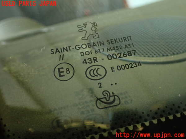 2UPJ-9235481195]プジョー・RCZ(T7R5F03)フロントガラス (43R-002687) 中古_2