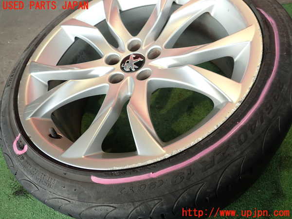 2UPJ-9235489046]プジョー・RCZ(T7R5F03)タイヤ　ホイール　1本① 235/40ZR19 中古_2