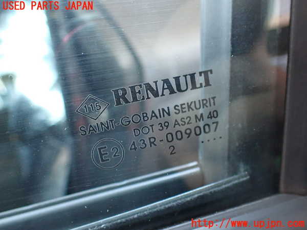 2UPJ-9235491260]ルノー・メガーヌ R.S.(ルノー・スポール)(DZF4R)左ドア 中古 SAINT-GOBAIN SEKURIT M40 43R-009007_3