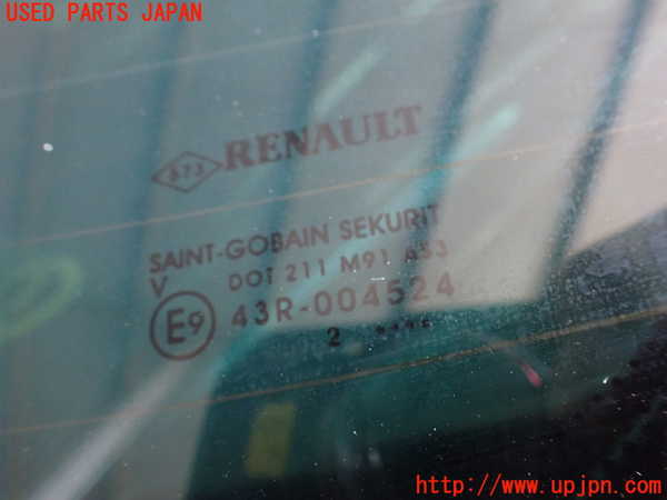2UPJ-9235491566]ルノー・メガーヌ R.S.(ルノー・スポール)(DZF4R)バックドア リアゲート ハッチ 中古 SAINT-GOBAIN SEKURIT M91 43R-004524_3