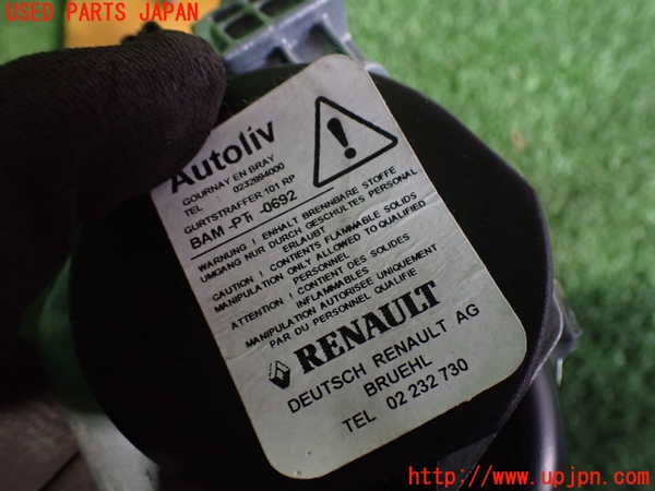 2UPJ-9235497045]ルノー・メガーヌ R.S.(ルノー・スポール)(DZF4R)運転席シートベルト 中古_2