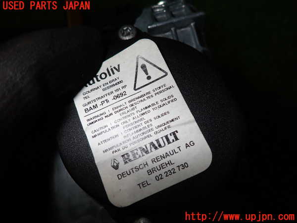 2UPJ-9235497075]ルノー・メガーヌ R.S.(ルノー・スポール)(DZF4R)助手席シートベルト 中古_2