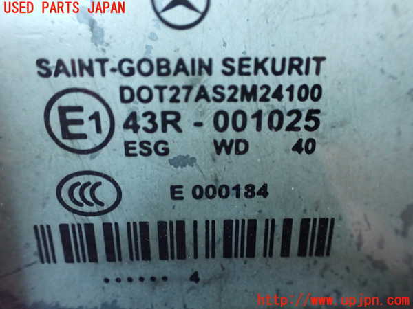 2UPJ-9235511230]ベンツ E240 ステーションワゴン(211261)(S211)右前ドア (SAINT-GOBAIN SEKURIT 43R-001025) 中古_3