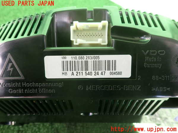 2UPJ-9235516170]ベンツ E240 ステーションワゴン(211261)(S211)スピードメーター 中古_3