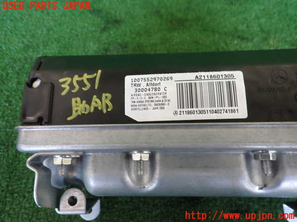 2UPJ-9235517870]ベンツ E240 ステーションワゴン(211261)(S211)助手席側エアバッグカバー 中古_4