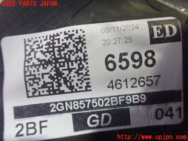 2UPJ-9235531210]VW・T-Cross(ティークロス)(C1DKR)右ドアミラー 中古_4