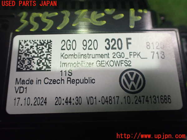 2UPJ-9235536170]VW・T-Cross(ティークロス)(C1DKR)スピードメーター 中古_3