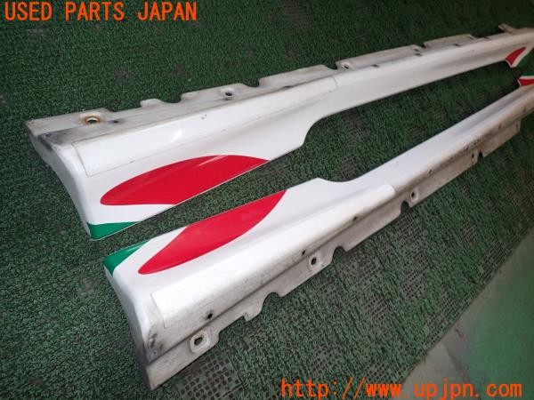 3UPJ=9235550025]セリカ GT-FOUR(ST205)後期 純正 76902-20040 76911-20040 サイドステップ カストロールカラー デカール・ステッカー 中古_3