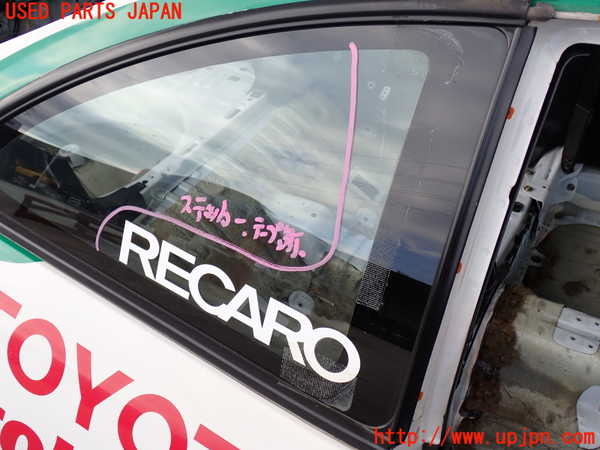 2UPJ-9235551380]セリカ GT-FOUR(ST205)右クォーターガラス 中古_2
