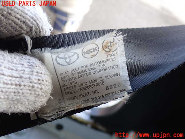2UPJ-9235557045]セリカ GT-FOUR(ST205)運転席シートベルト 中古_2