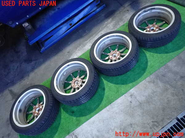2UPJ-9235569035]アコード ユーロR(CL7)タイヤ　ホイール　4本セット 215/45ZR17 中古_4
