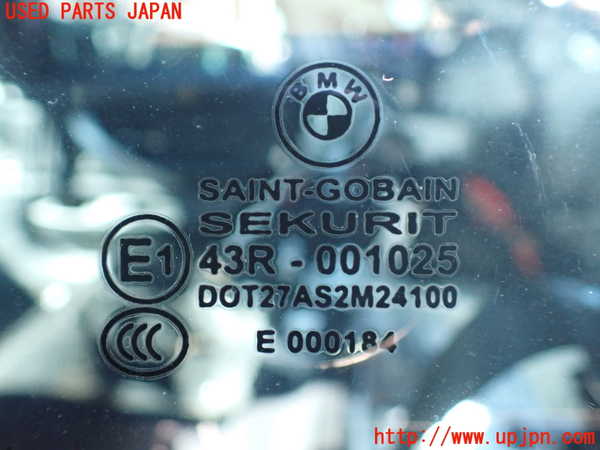 1UPJ-9235571382]BMW 328i グランツーリスモ(3X28)(F34)左クォーターガラス 中古(43R-001025 M241)_2