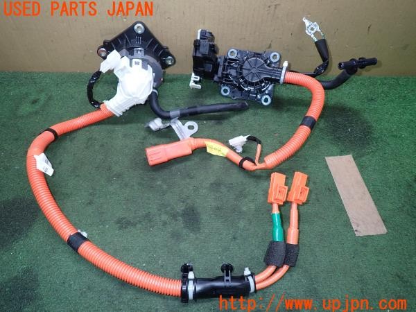 3UPJ=9235580550]プリウスPHV(ZVW52)純正 G9082-47020 G9081-47050 充電ポート インレットケーブル バッテリーチャージャー 中古_3