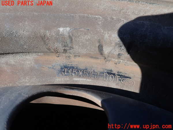 1UPJ-9235589029]プリウスPHV(ZVW52)タイヤ　ホイール　1本④ 185/60R15 中古_3