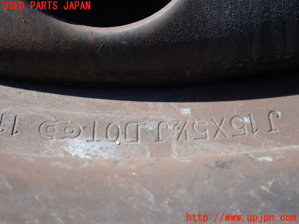 1UPJ-9235589027]プリウスPHV(ZVW52)タイヤ　ホイール　1本② 185/60R15 中古_3