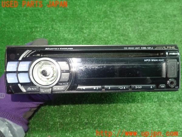 3UPJ=9235600518]MR2(SW20)後期 V型 ALPINE アルパイン CDE-121J  CDプレーヤー 中古_3