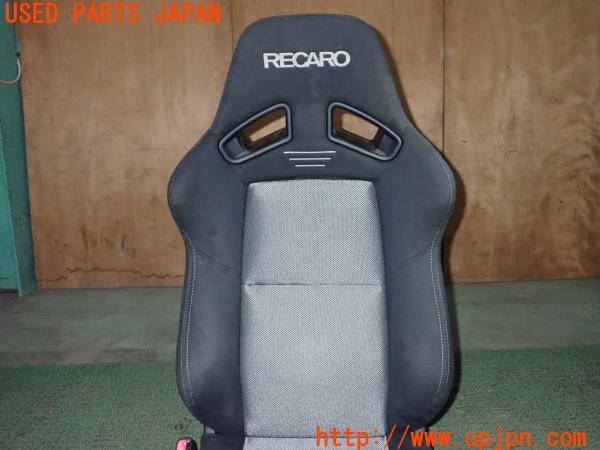 3UPJ=9235600644]MR2(SW20)後期 V型 RECARO レカロ SR-7F GK100 BK/SL セミバケットシート レール付き 中古_3