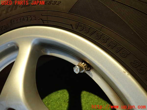 2UPJ-9235609029]MR2(SW20) (V型)タイヤ　ホイール　1本④ 195/55R15 中古_2